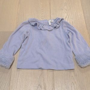 Janie and Jack long sleeve purple top